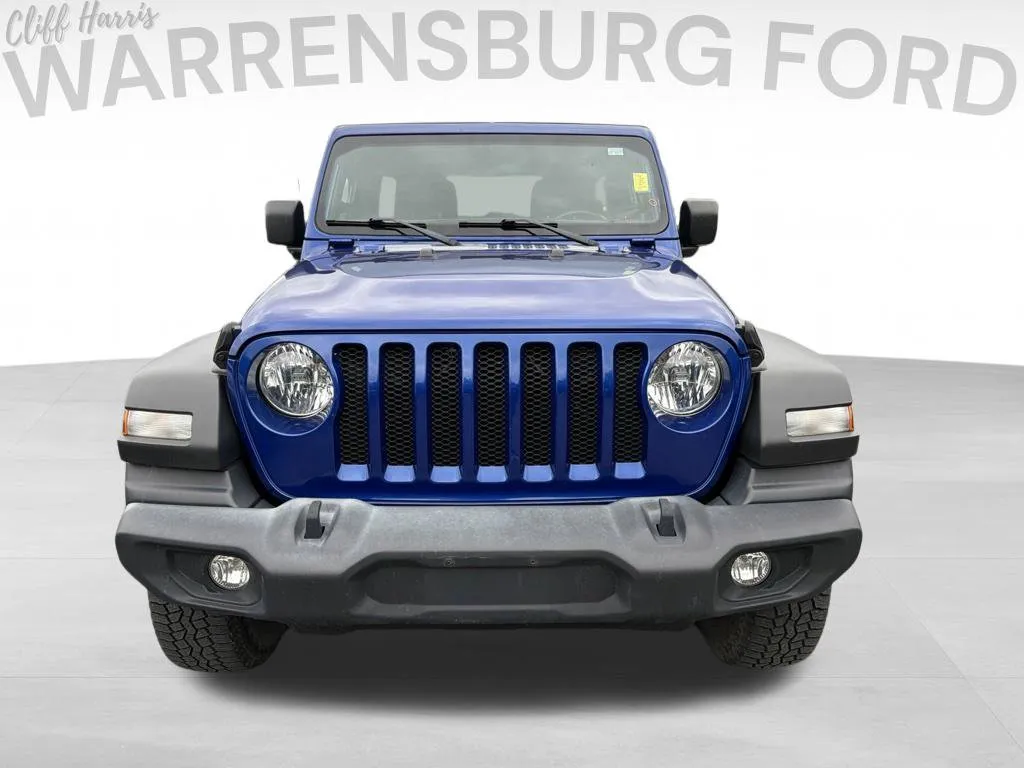 Used 2020 Jeep Wrangler Unlimited Sport S with VIN 1C4HJXDN3LW159790 for sale in Kansas City