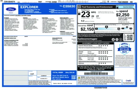 Another view of 2026 Ford Explorer Active for sale in Warrensburg, MO at Warrensburg Ford