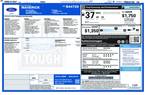 Another view of 2026 Ford Maverick XLT for sale in Warrensburg, MO at Warrensburg Ford