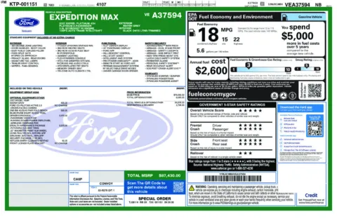 Another view of 2027 Ford Expedition Max Platinum for sale in Warrensburg, MO at Warrensburg Ford