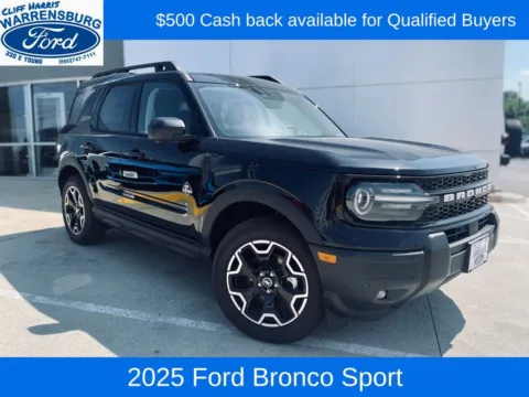 Black 2025 Ford Bronco Sport Outer Banks for sale in Warrensburg, MO
