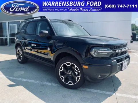 Black 2025 Ford Bronco Sport Outer Banks for sale in Warrensburg, MO