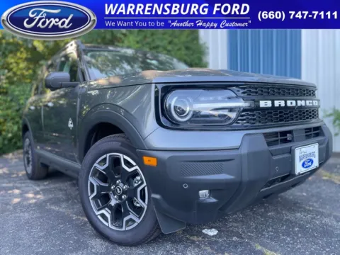 Gray 2025 Ford Bronco Sport Outer Banks for sale in Warrensburg, MO