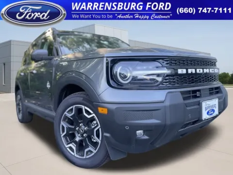 Gray 2025 Ford Bronco Sport Outer Banks for sale in Warrensburg, MO