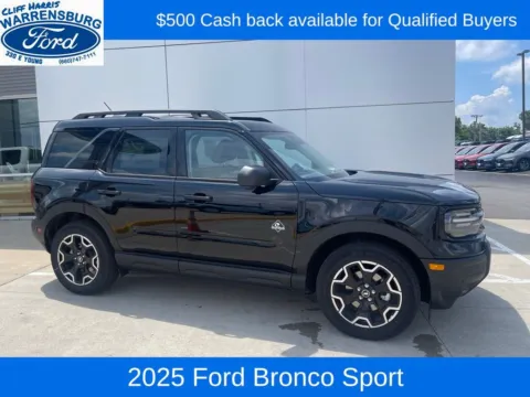 Black 2025 Ford Bronco Sport Outer Banks for sale in Warrensburg, MO