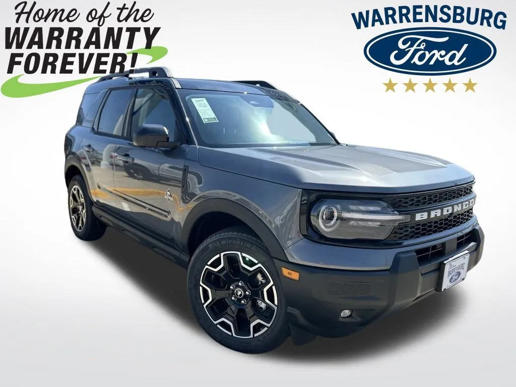 Gray 2025 Ford Bronco Sport Outer Banks for sale in Warrensburg, MO