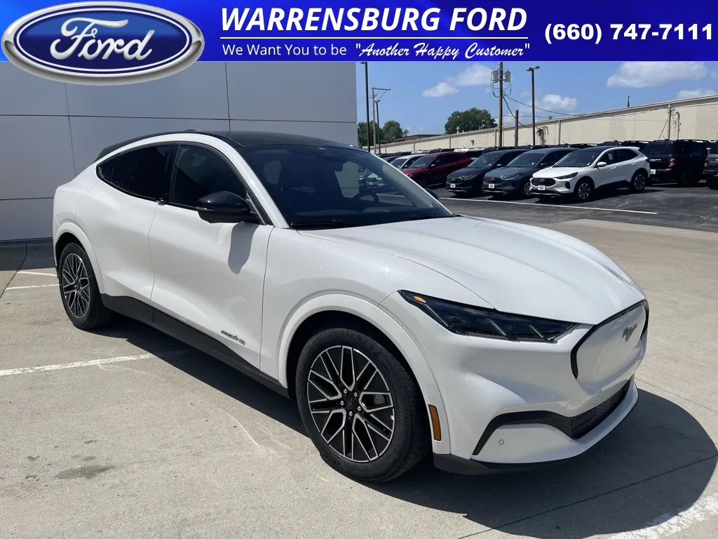 White 2025 Ford Mustang Mach-E Premium for sale in Warrensburg, MO