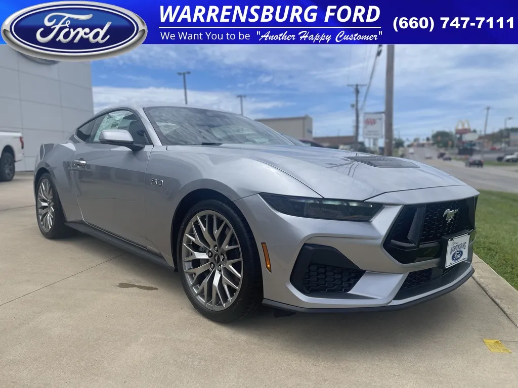 Silver 2025 Ford Mustang GT Premium for sale in Warrensburg, MO