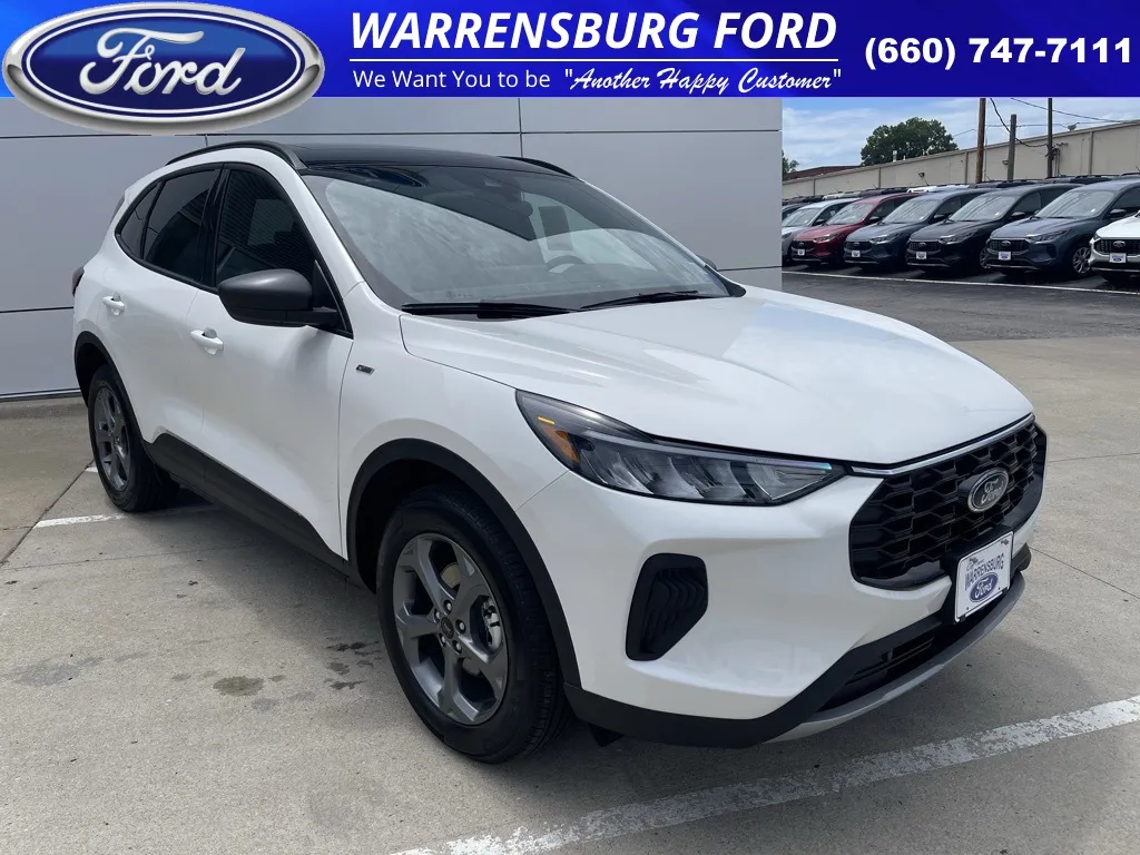 White 2025 Ford Escape ST-Line for sale in Warrensburg, MO