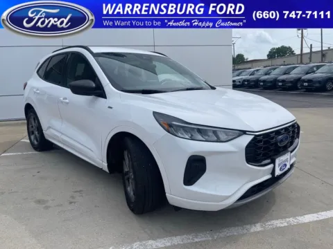 White 2023 Ford Escape ST-Line for sale in Warrensburg, MO
