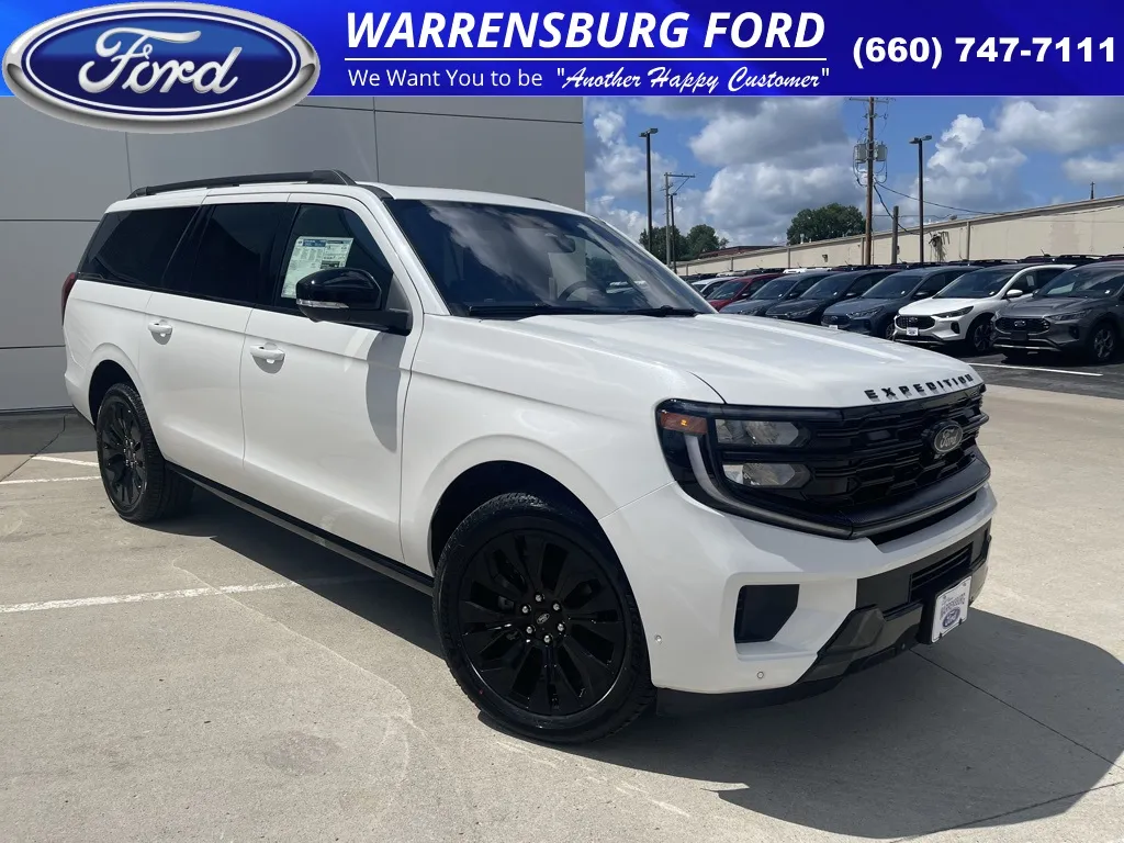 White 2025 Ford Expedition Max Platinum for sale in Warrensburg, MO