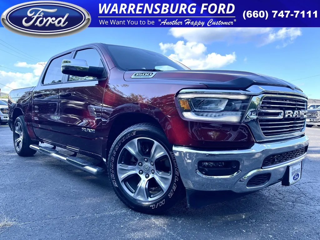 Red 2023 Ram 1500 Laramie for sale in Warrensburg, MO