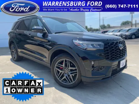 Black 2025 Ford Explorer ST-Line for sale in Warrensburg, MO