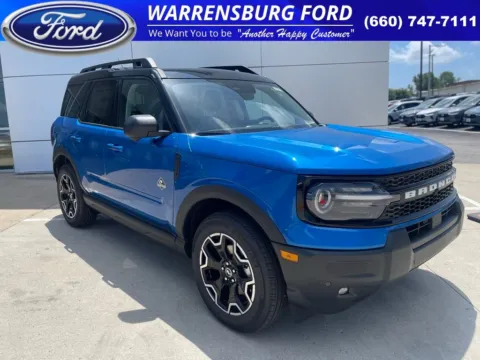 Blue 2025 Ford Bronco Sport Outer Banks for sale in Warrensburg, MO
