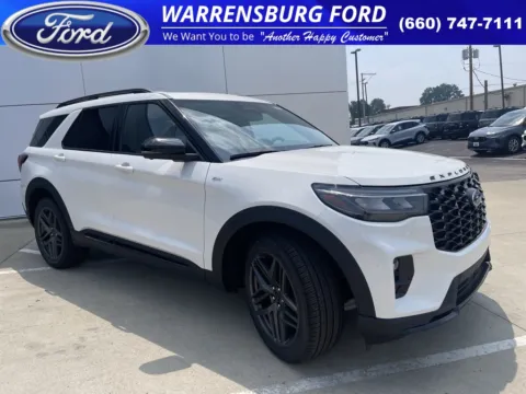White 2025 Ford Explorer ST-Line for sale in Warrensburg, MO