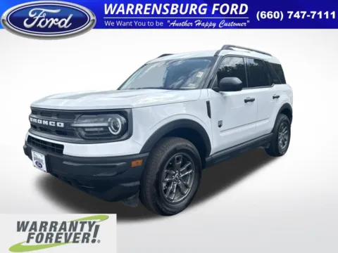 White 2024 Ford Bronco Sport Big Bend for sale in Warrensburg, MO