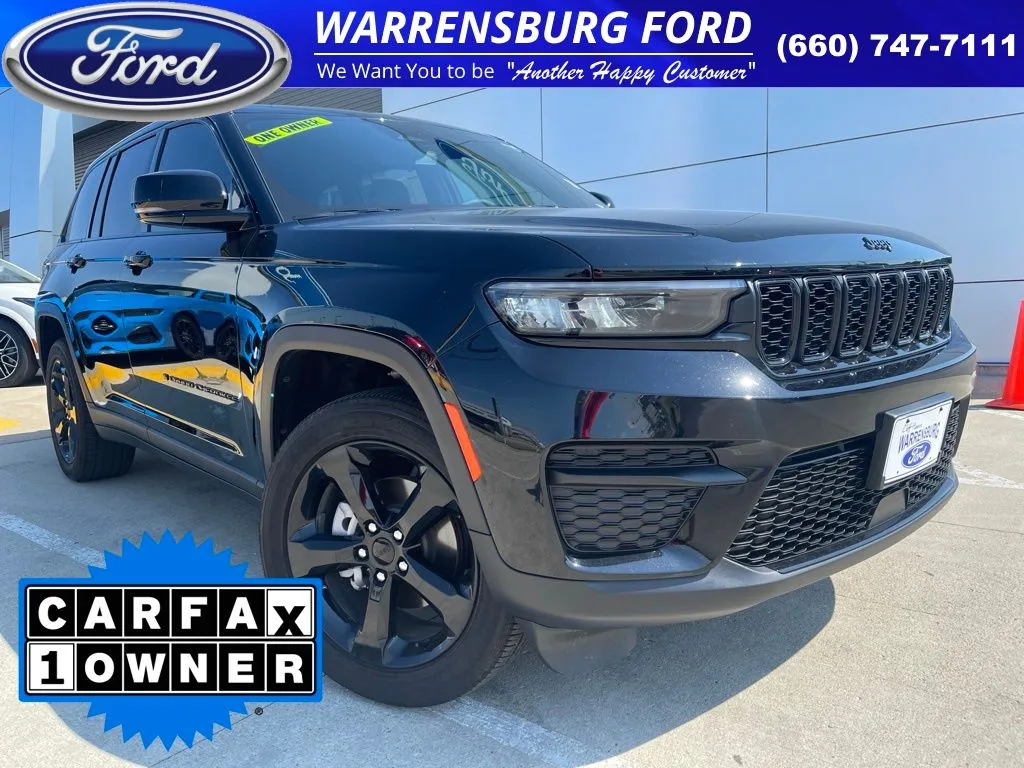 Black 2024 Jeep Grand Cherokee Altitude X for sale in Warrensburg, MO