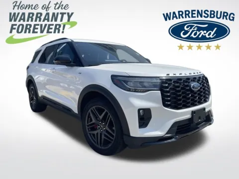White 2025 Ford Explorer ST-Line for sale in Warrensburg, MO