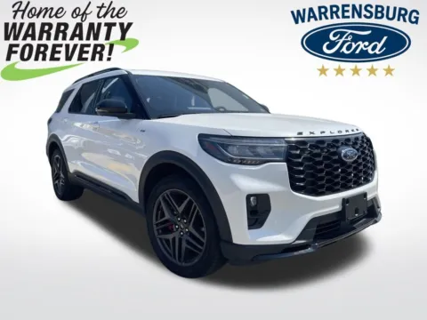 White 2025 Ford Explorer ST-Line for sale in Warrensburg, MO