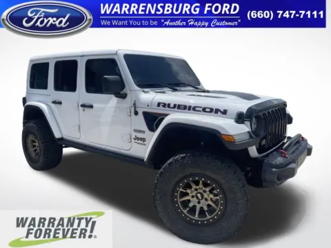 White 2020 Jeep Wrangler Unlimited Rubicon for sale in Warrensburg, MO