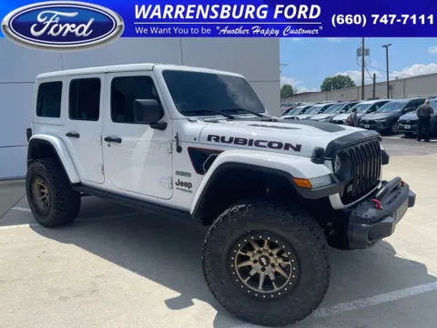 White 2020 Jeep Wrangler Unlimited Rubicon for sale in Warrensburg, MO