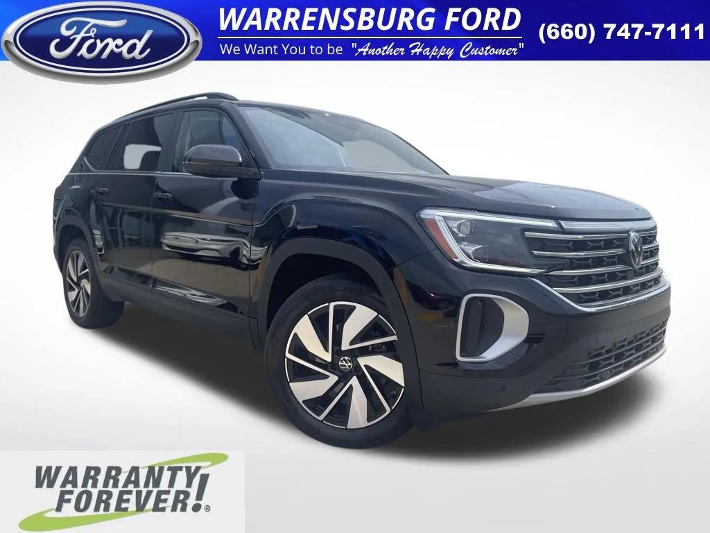 Black 2024 Volkswagen Atlas 2.0T SE w/Technology for sale in Warrensburg, MO