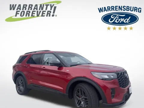 Red 2025 Ford Explorer ST-Line for sale in Warrensburg, MO