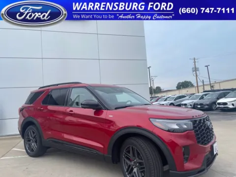 Red 2025 Ford Explorer ST-Line for sale in Warrensburg, MO