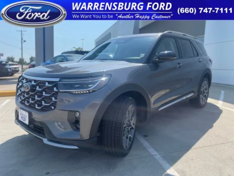 Another view of 2025 Ford Explorer Platinum for sale in Warrensburg, MO at Warrensburg Ford