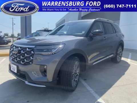 Another view of 2025 Ford Explorer Platinum for sale in Warrensburg, MO at Warrensburg Ford