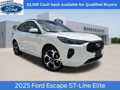 White 2025 Ford Escape ST-Line Elite for sale in Warrensburg, MO