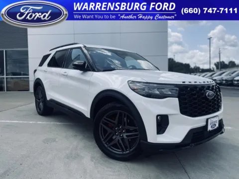 White 2025 Ford Explorer ST for sale in Warrensburg, MO