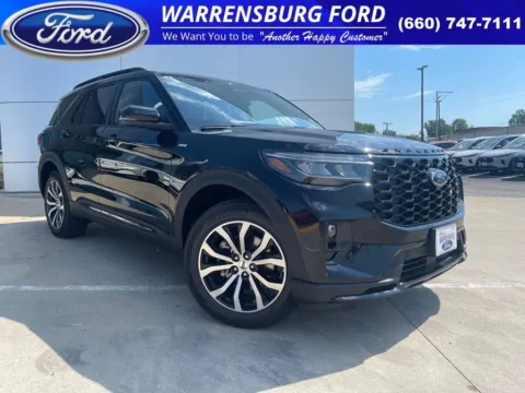 Black 2025 Ford Explorer ST-Line for sale in Warrensburg, MO