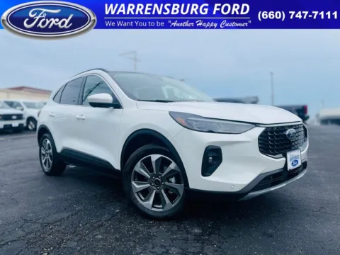White 2025 Ford Escape Platinum for sale in Warrensburg, MO