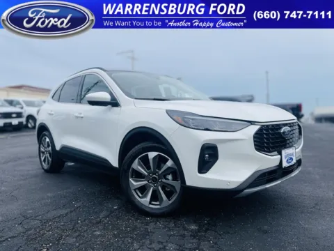 White 2025 Ford Escape Platinum for sale in Warrensburg, MO