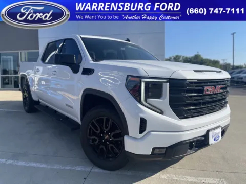 White 2024 GMC Sierra 1500 Elevation for sale in Warrensburg, MO