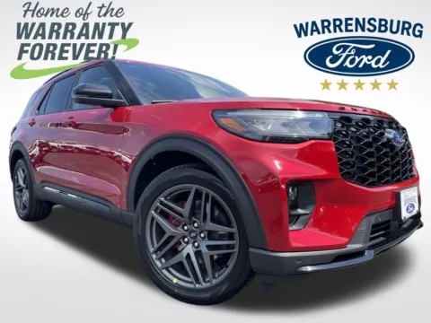 Red 2025 Ford Explorer ST for sale in Warrensburg, MO
