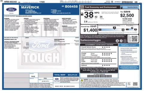 Photos of 2025 Ford Maverick XL for sale in Warrensburg, MO at Warrensburg Ford