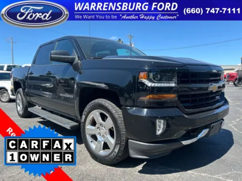 Black 2017 Chevrolet Silverado 1500 LT for sale in Warrensburg, MO