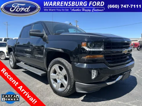 Black 2017 Chevrolet Silverado 1500 LT for sale in Warrensburg, MO