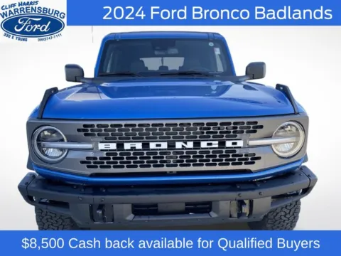 Photos of 2024 Ford Bronco Badlands for sale in Warrensburg, MO at Warrensburg Ford
