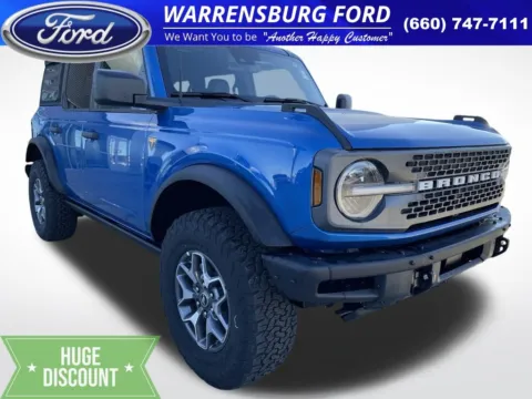 Blue 2024 Ford Bronco Badlands for sale in Warrensburg, MO