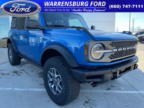 Blue 2024 Ford Bronco Badlands for sale in Warrensburg, MO