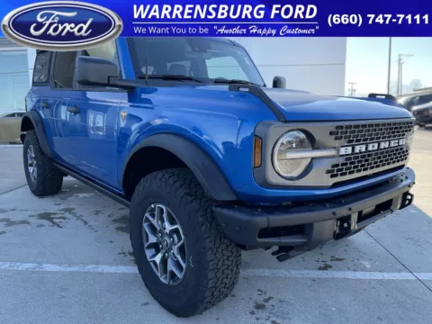 Blue 2024 Ford Bronco Badlands for sale in Warrensburg, MO