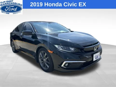 Black 2019 Honda Civic EX for sale in Warrensburg, MO