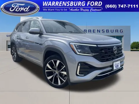Silver 2024 Volkswagen Atlas 2.0T SEL Premium R-Line for sale in Warrensburg, MO