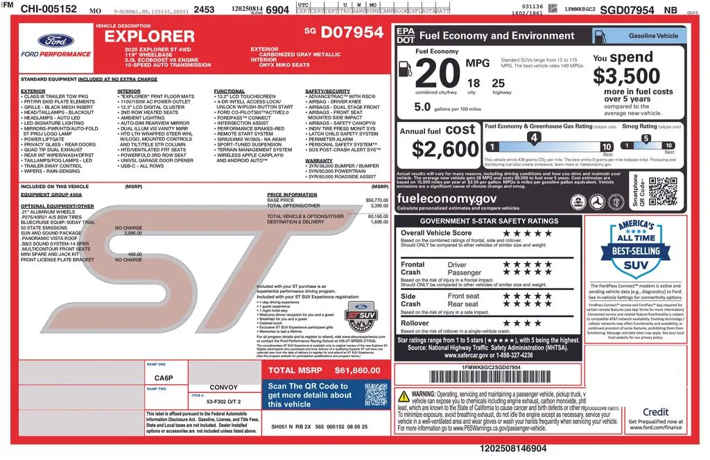 2025 Ford Explorer ST for sale in Warrensburg, MO