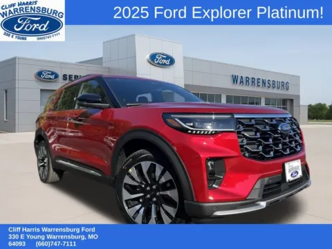 Red 2025 Ford Explorer Platinum for sale in Warrensburg, MO