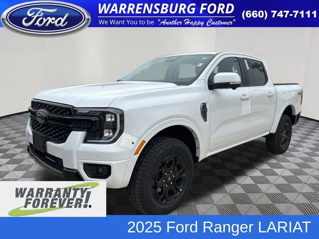 White 2025 Ford Ranger Lariat for sale in Warrensburg, MO