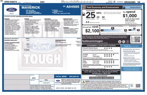 Black 2025 Ford Maverick XLT for sale in Warrensburg, MO